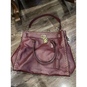 Michael Michael Kors‎ Large Hamilton Whipstitch Tote BAG PURSE